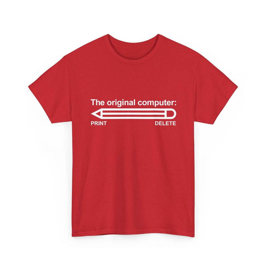 The Original Computer - Nerd Shirt - It Shirt -  Unisex Regular Crewneck T-Shirt