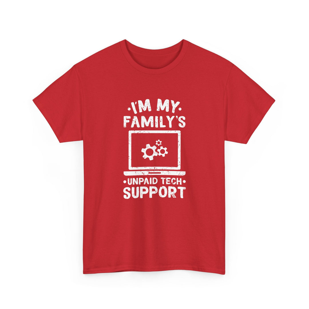 I'm My Family's Unpaid Tech Support -  Unisex Regular Crewneck T-Shirt