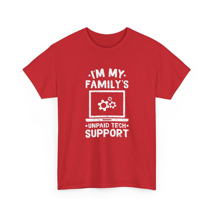 I'm My Family's Unpaid Tech Support -  Unisex Regular Crewneck T-Shirt