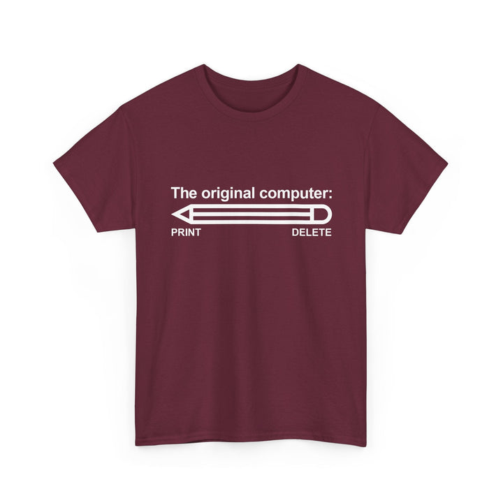 The Original Computer - Nerd Shirt - It Shirt -  Unisex Regular Crewneck T-Shirt