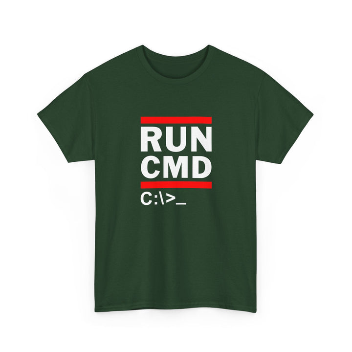 Run Cmd C - It Shirt - Funny Coder Shirt - Ms-Dos -  Unisex Regular Crewneck T-Shirt