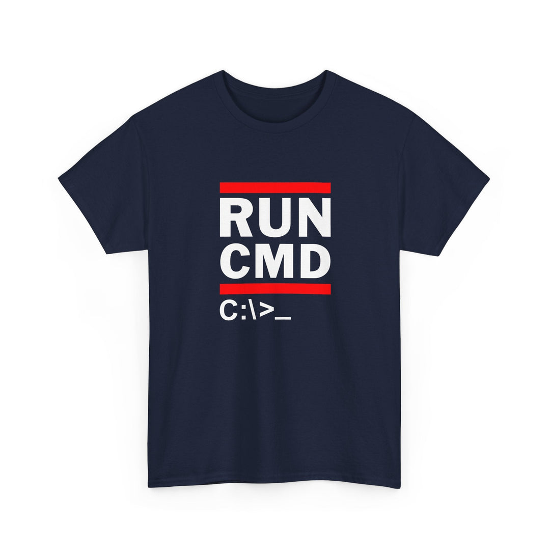 Run Cmd C - It Shirt - Funny Coder Shirt - Ms-Dos -  Unisex Regular Crewneck T-Shirt