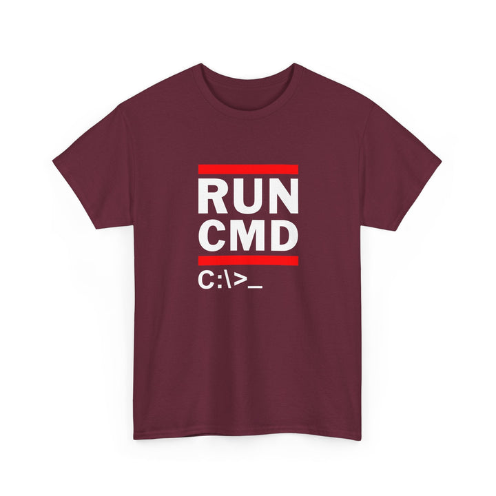 Run Cmd C - It Shirt - Funny Coder Shirt - Ms-Dos -  Unisex Regular Crewneck T-Shirt