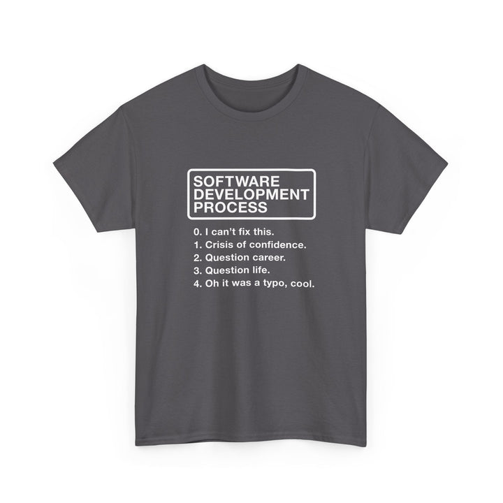 Software Development Process - Geek Coding - Regular Unisex Crewneck T-Shirt