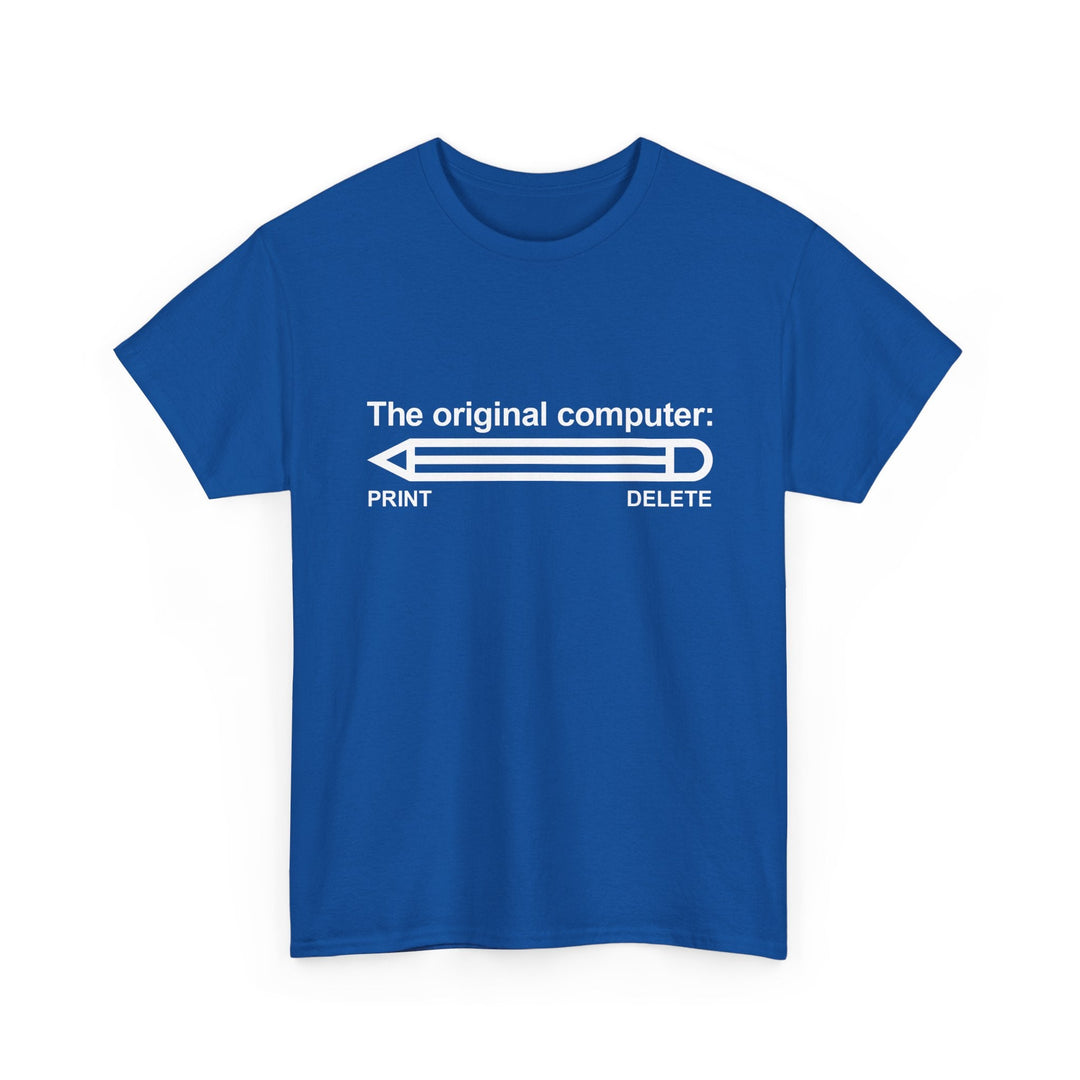 The Original Computer - Nerd Shirt - It Shirt -  Unisex Regular Crewneck T-Shirt
