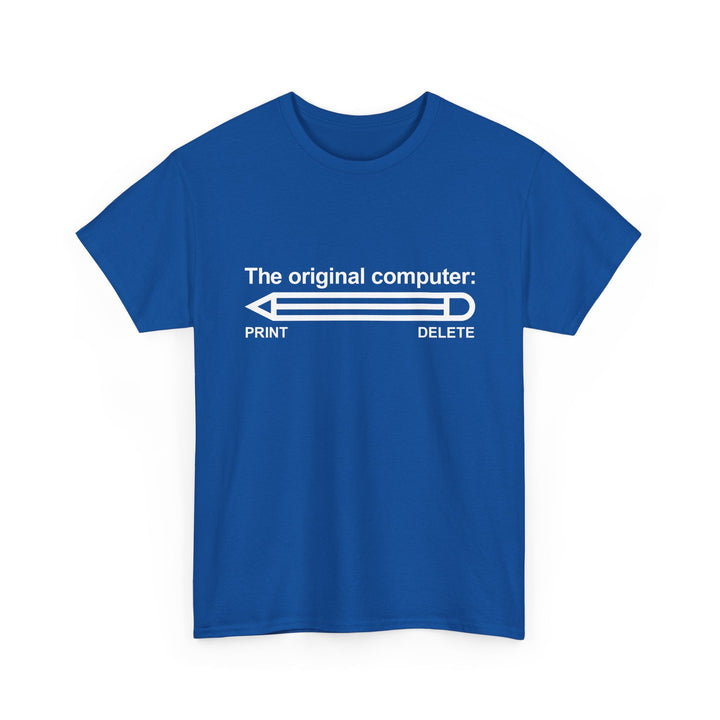 The Original Computer - Nerd Shirt - It Shirt -  Unisex Regular Crewneck T-Shirt