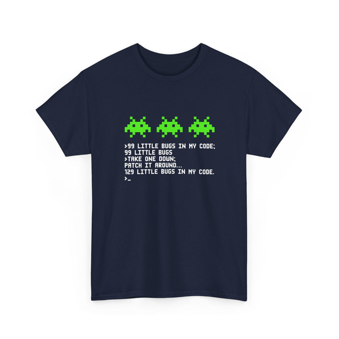 99 Little Bugs In My Code - Nerd Shirt - IT Shirt -  Unisex Regular Crewneck T-Shirt