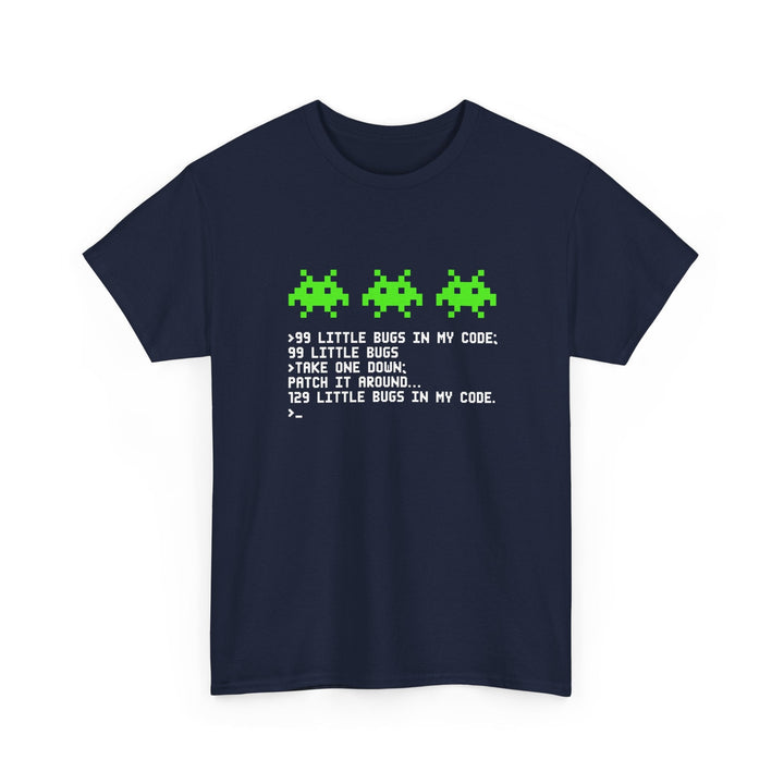 99 Little Bugs In My Code - Nerd Shirt - IT Shirt -  Unisex Regular Crewneck T-Shirt