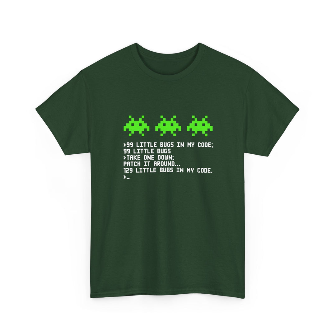 99 Little Bugs In My Code - Nerd Shirt - IT Shirt -  Unisex Regular Crewneck T-Shirt