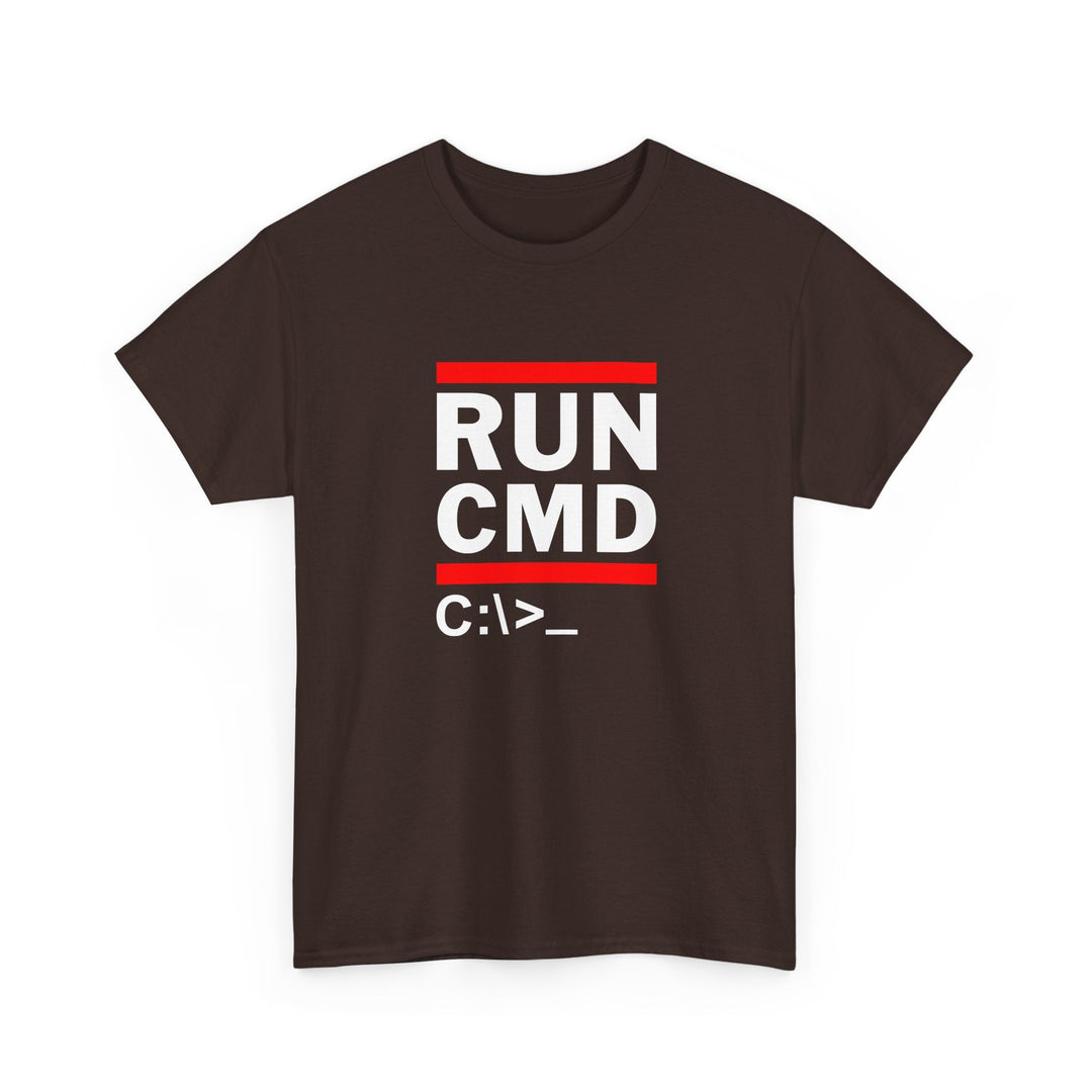 Run Cmd C - It Shirt - Funny Coder Shirt - Ms-Dos -  Unisex Regular Crewneck T-Shirt