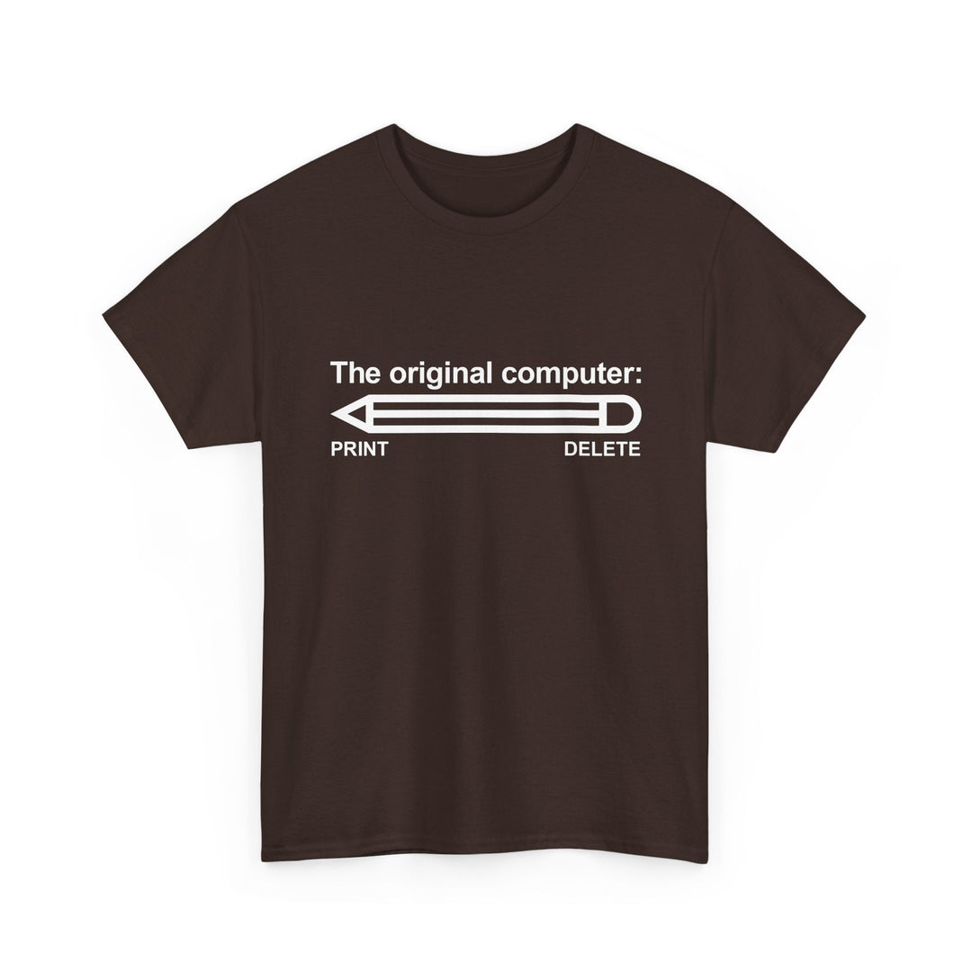 The Original Computer - Nerd Shirt - It Shirt -  Unisex Regular Crewneck T-Shirt