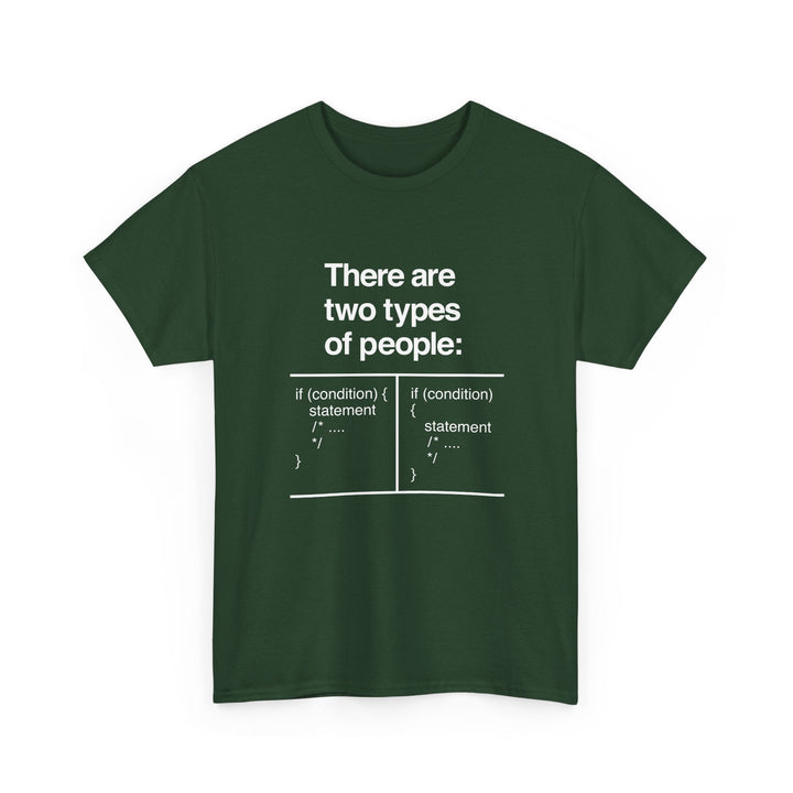 There Are Two Types Of People - Code Shirt -  Unisex Regular Crewneck T-Shirt