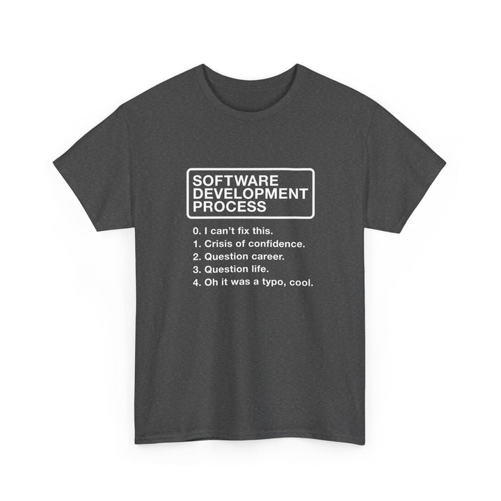 Software Development Process - Geek Coding - Regular Unisex Crewneck T-Shirt