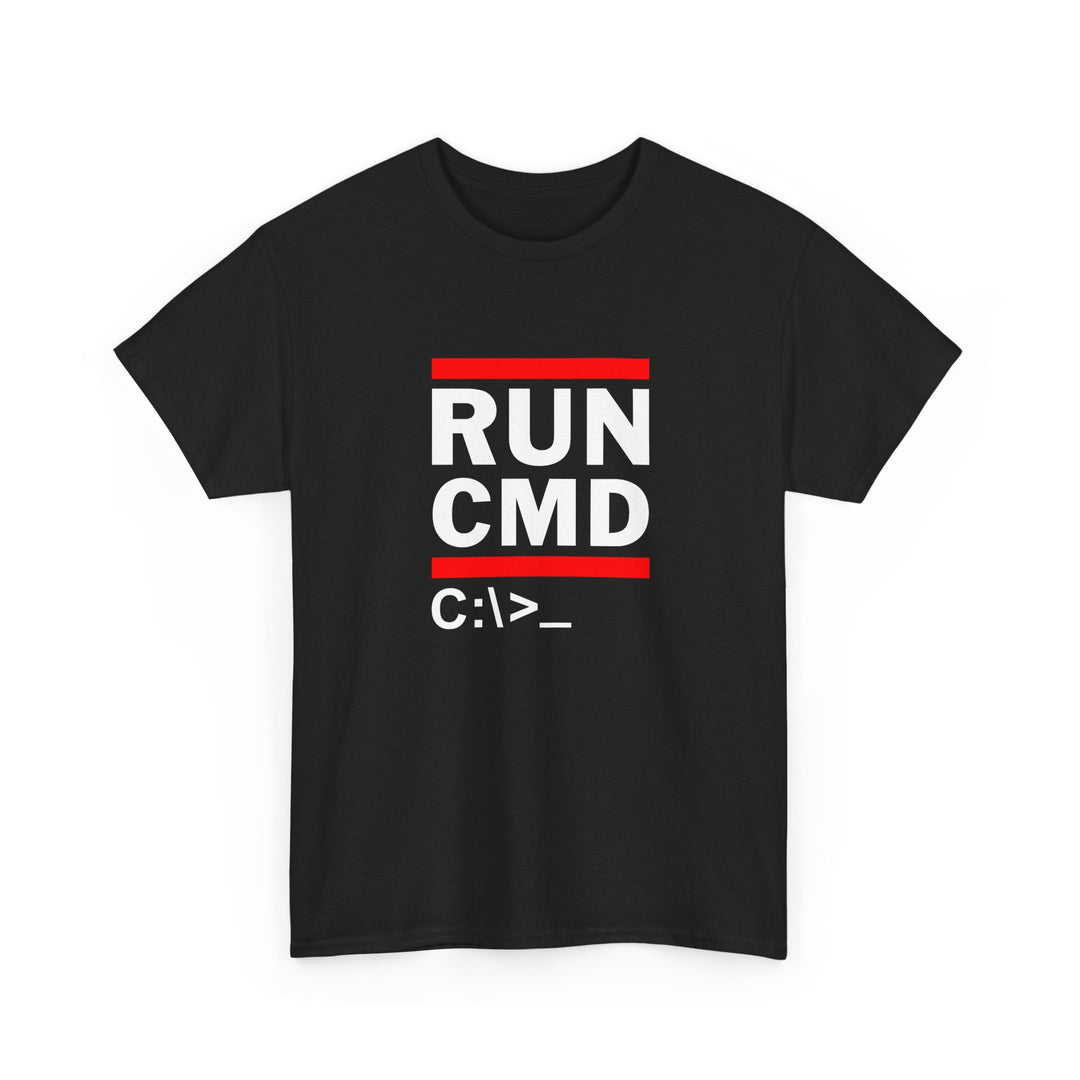 Run Cmd C - It Shirt - Funny Coder Shirt - Ms-Dos -  Unisex Regular Crewneck T-Shirt