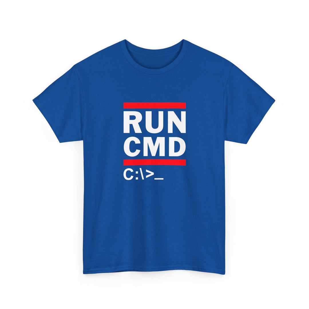 Run Cmd C - It Shirt - Funny Coder Shirt - Ms-Dos -  Unisex Regular Crewneck T-Shirt