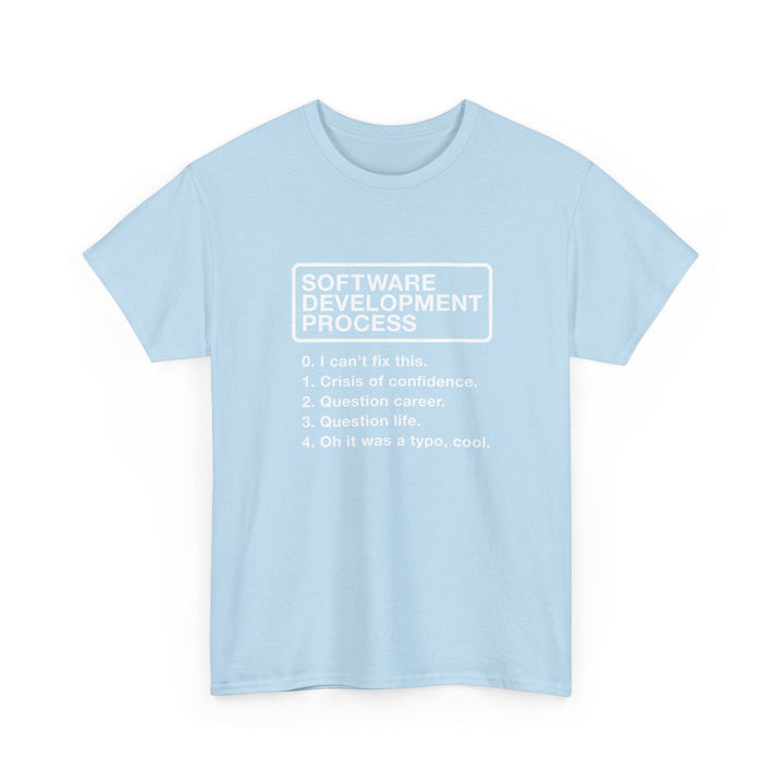 Software Development Process - Geek Coding - Regular Unisex Crewneck T-Shirt