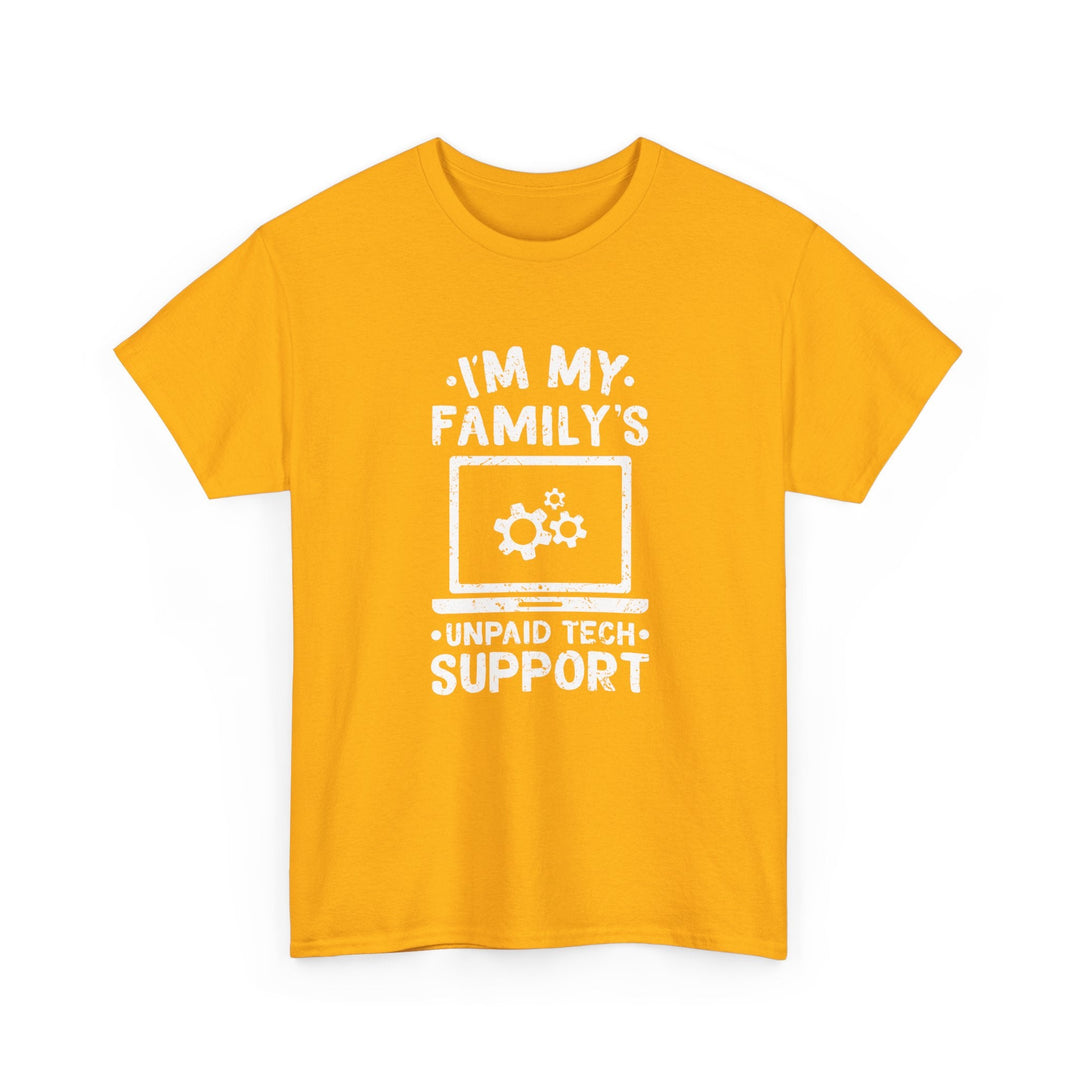 I'm My Family's Unpaid Tech Support -  Unisex Regular Crewneck T-Shirt