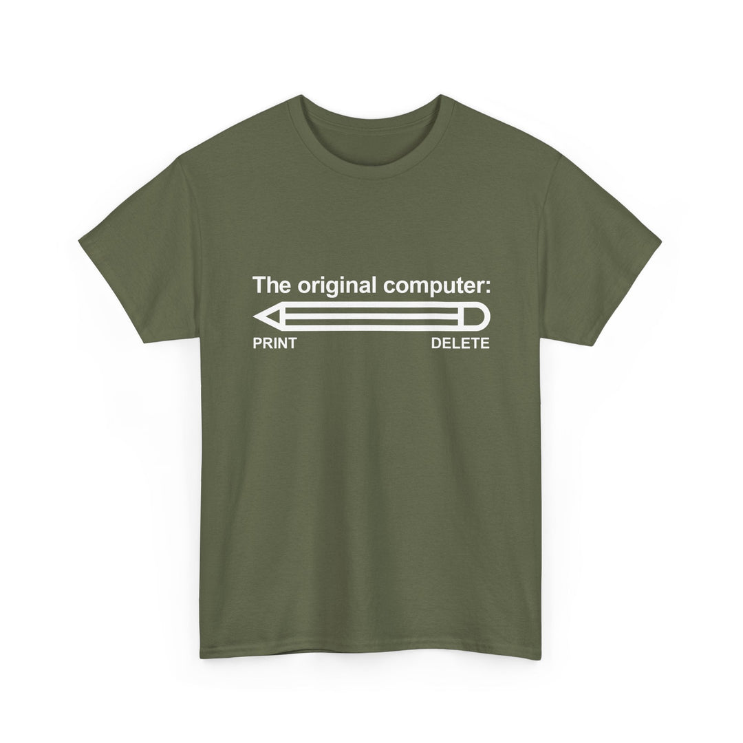The Original Computer - Nerd Shirt - It Shirt -  Unisex Regular Crewneck T-Shirt