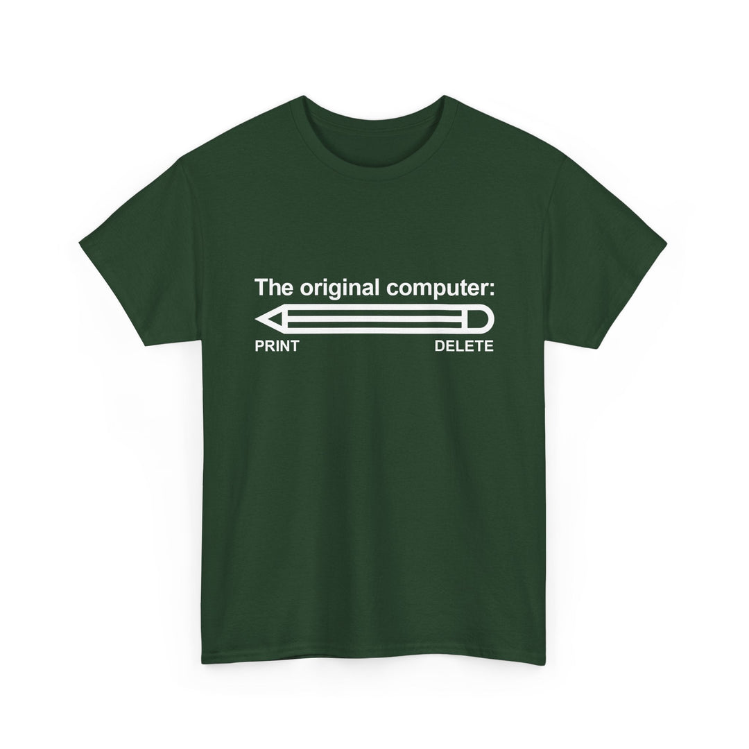 The Original Computer - Nerd Shirt - It Shirt -  Unisex Regular Crewneck T-Shirt