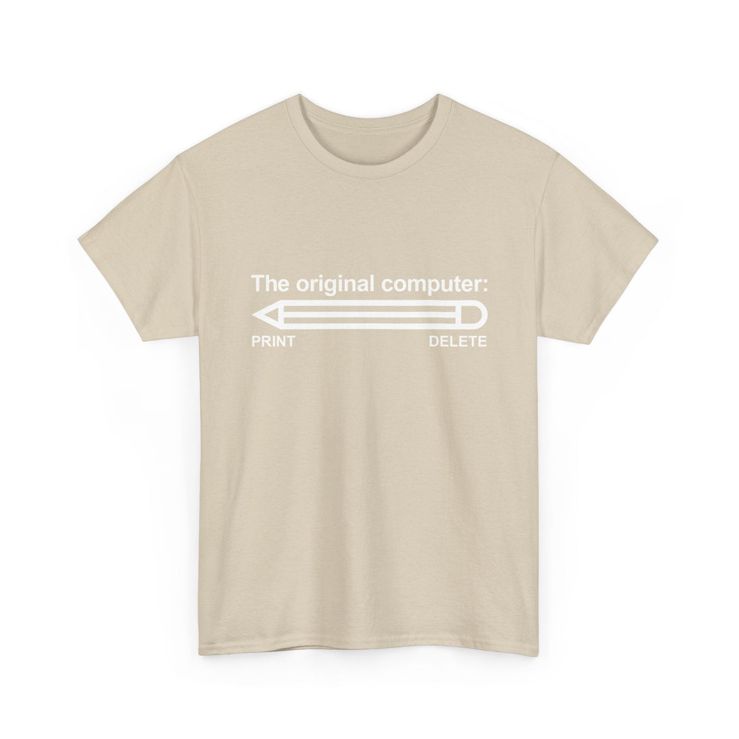 The Original Computer - Nerd Shirt - It Shirt -  Unisex Regular Crewneck T-Shirt