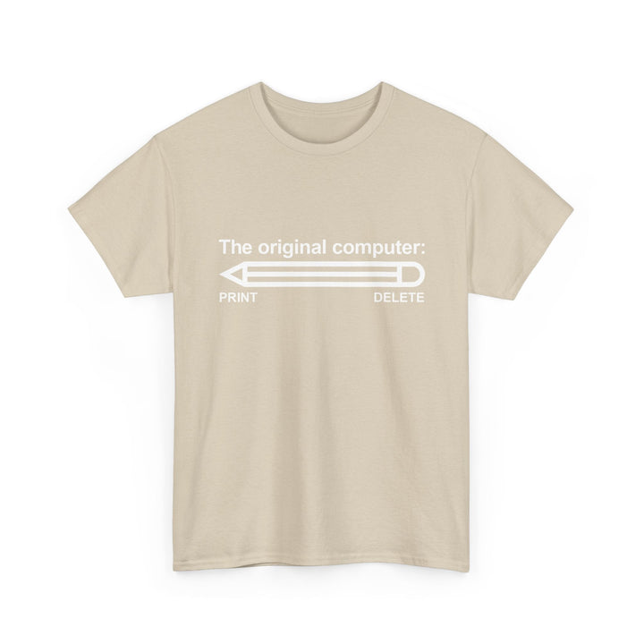 The Original Computer - Nerd Shirt - It Shirt -  Unisex Regular Crewneck T-Shirt