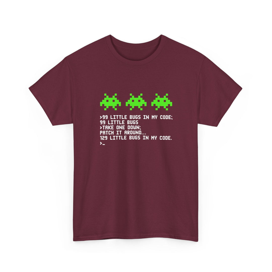 99 Little Bugs In My Code - Nerd Shirt - IT Shirt -  Unisex Regular Crewneck T-Shirt