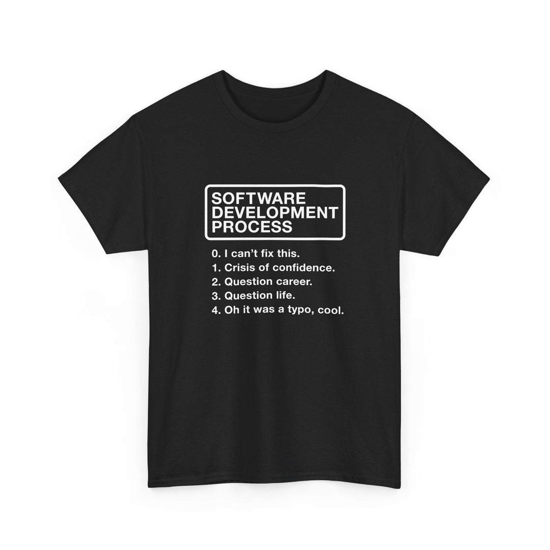 Software Development Process - Geek Coding - Regular Unisex Crewneck T-Shirt