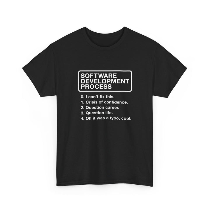 Software Development Process - Geek Coding - Regular Unisex Crewneck T-Shirt