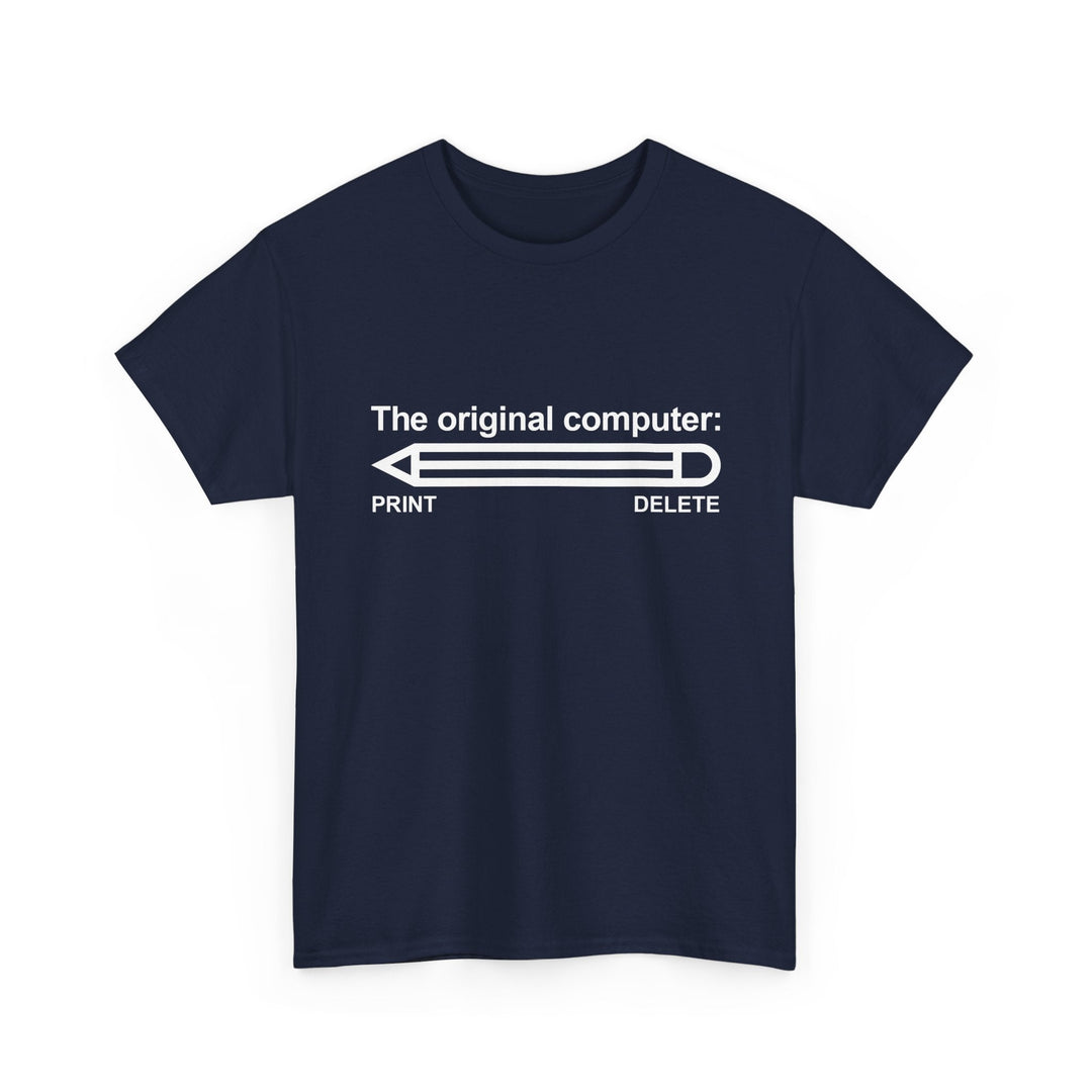The Original Computer - Nerd Shirt - It Shirt -  Unisex Regular Crewneck T-Shirt