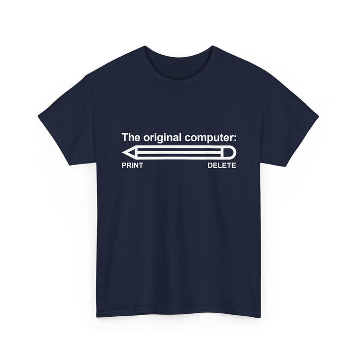 The Original Computer - Nerd Shirt - It Shirt -  Unisex Regular Crewneck T-Shirt